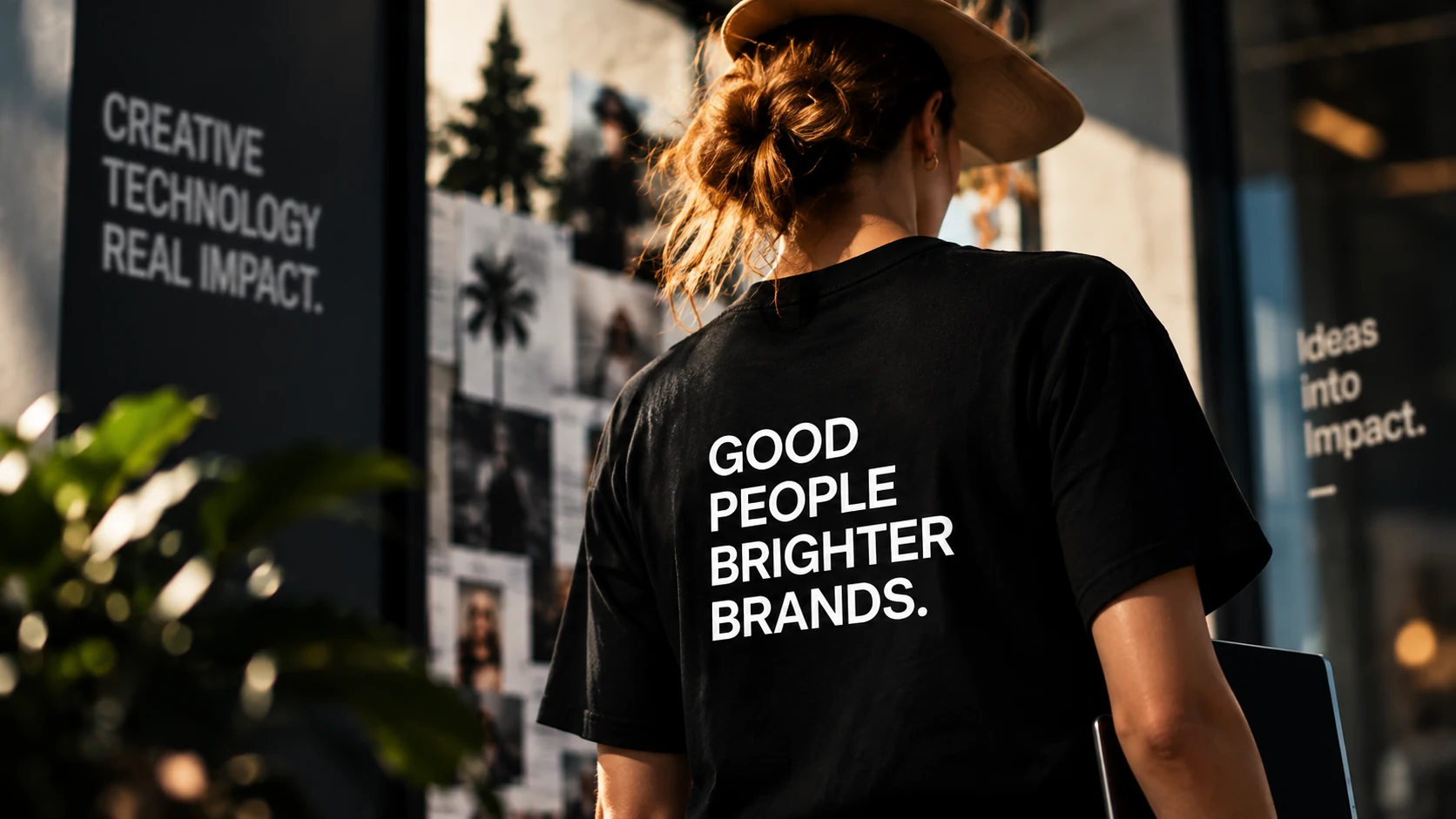 Good People Brighter Brands lifestyle creative.